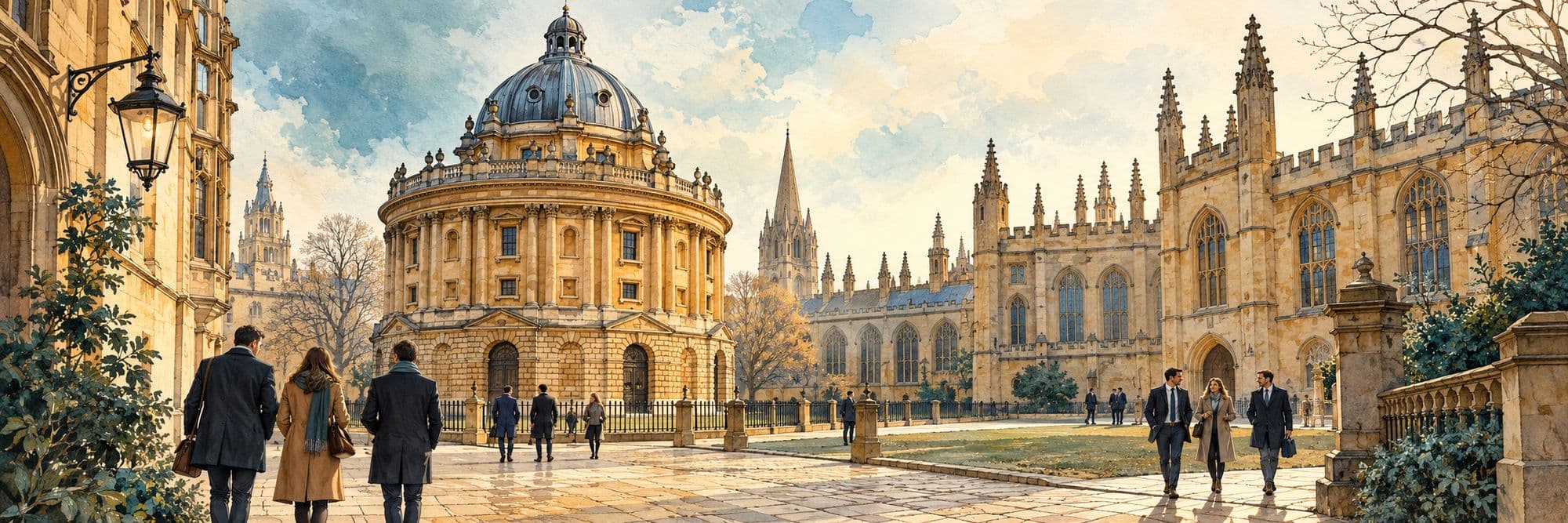 Historic college buildings in Oxford